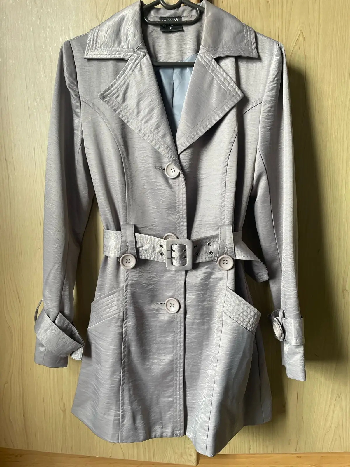 Foschini Foschini Belted Trench Coat Grey