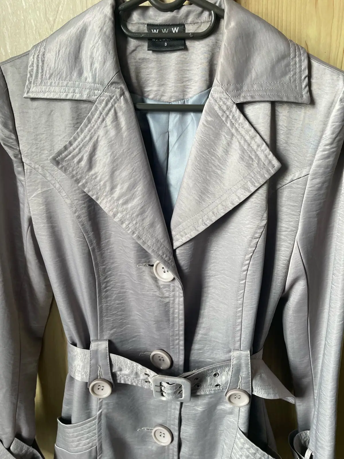 Foschini Belted Trench Coat Grey