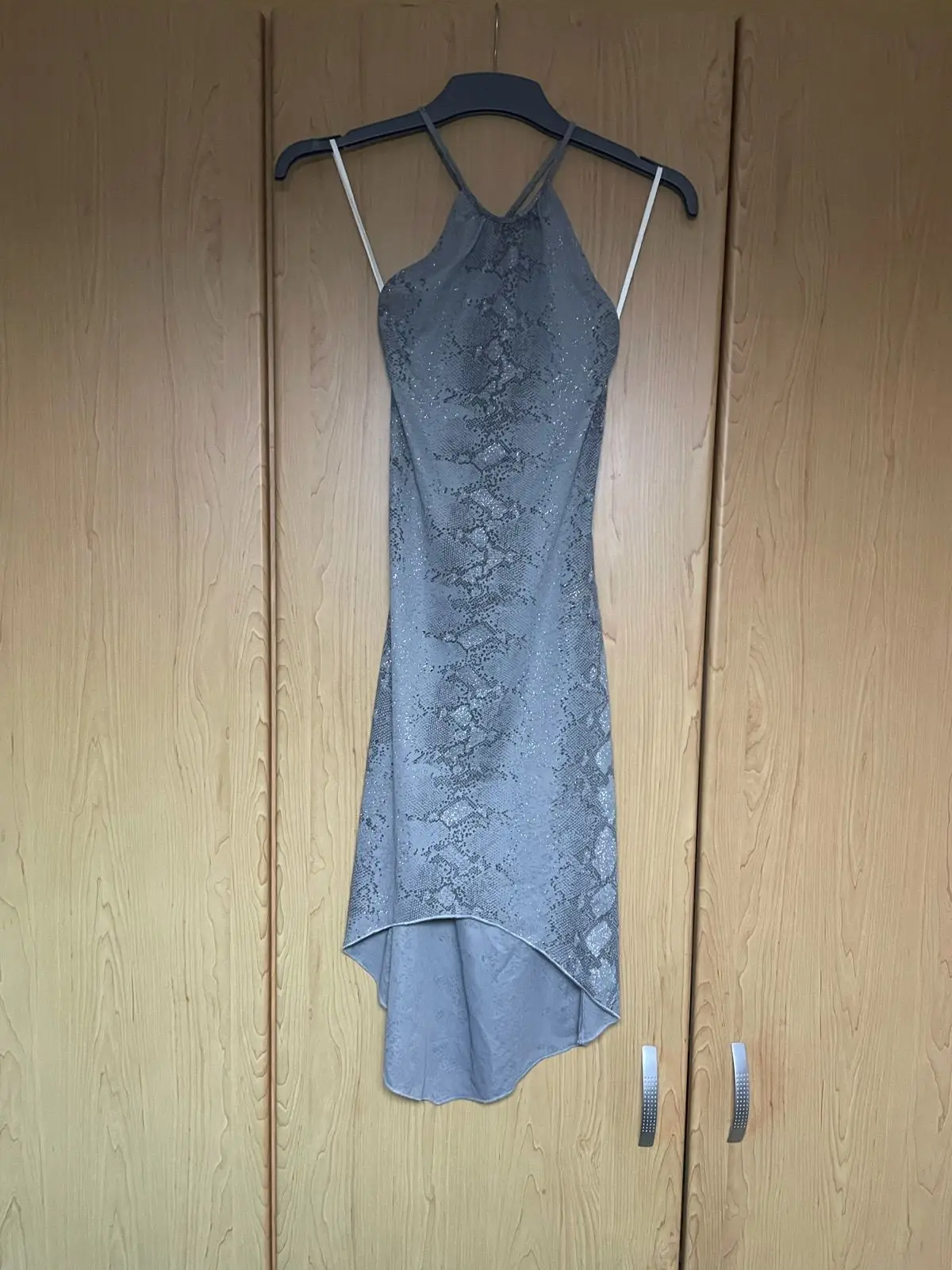 Foschini Foschini Grey Snakeskin Halter Neck Dress