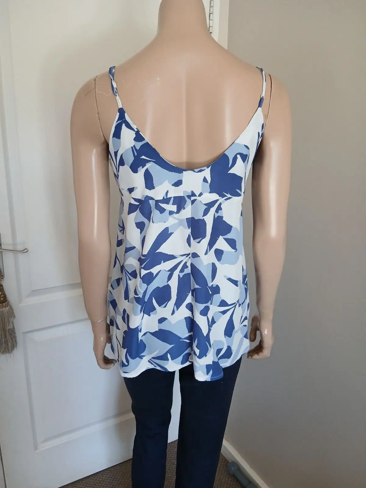 Poetry Blue and White Floral Camisole Top