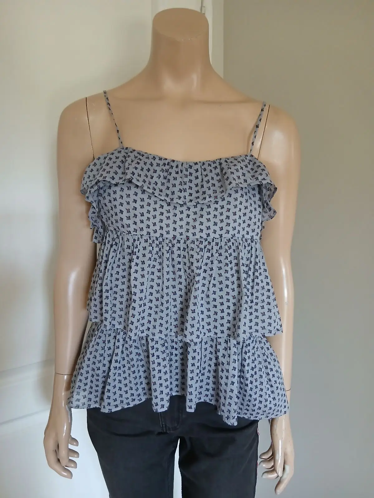 Country Road Tiered Floral Camisole Top
