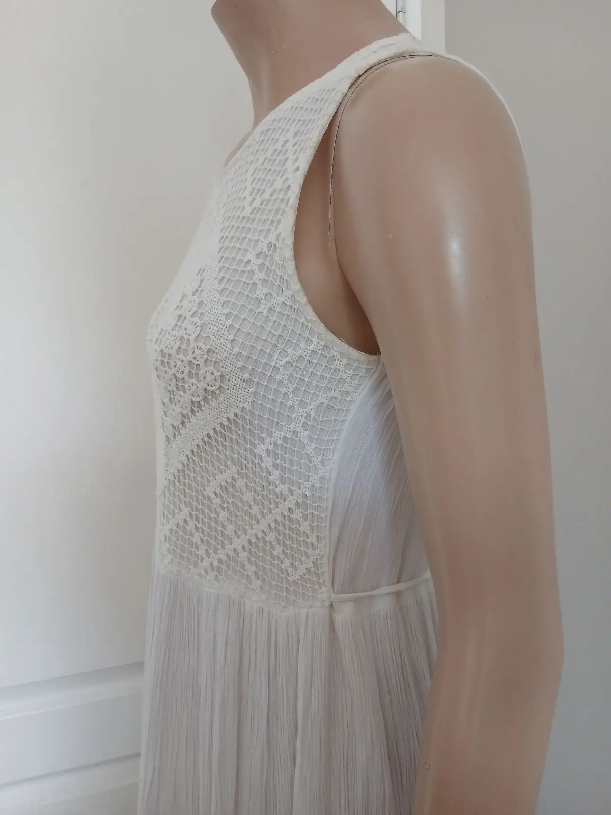Truworths White Lace Bodice Maxi Dress