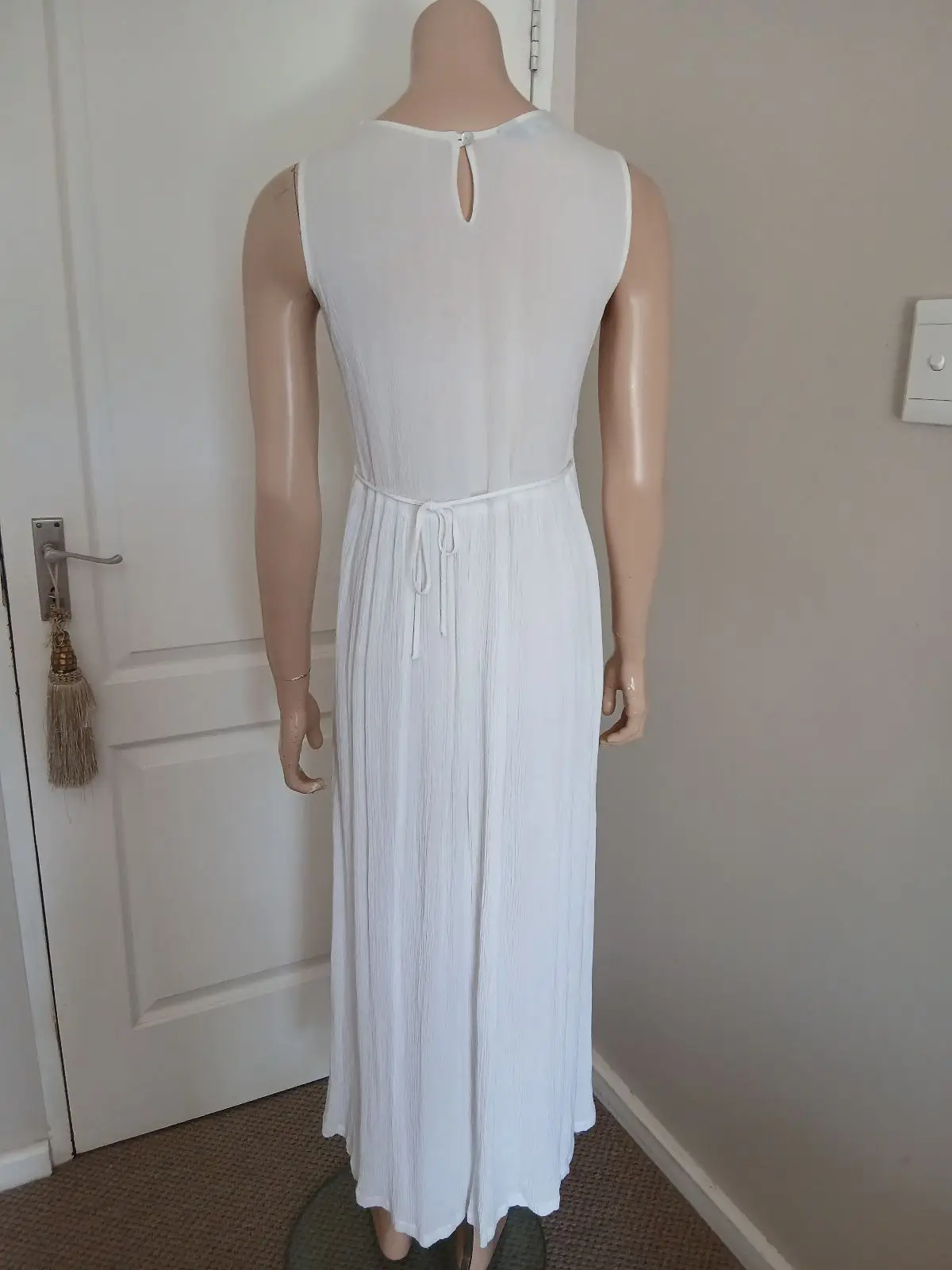 Truworths White Lace Bodice Maxi Dress