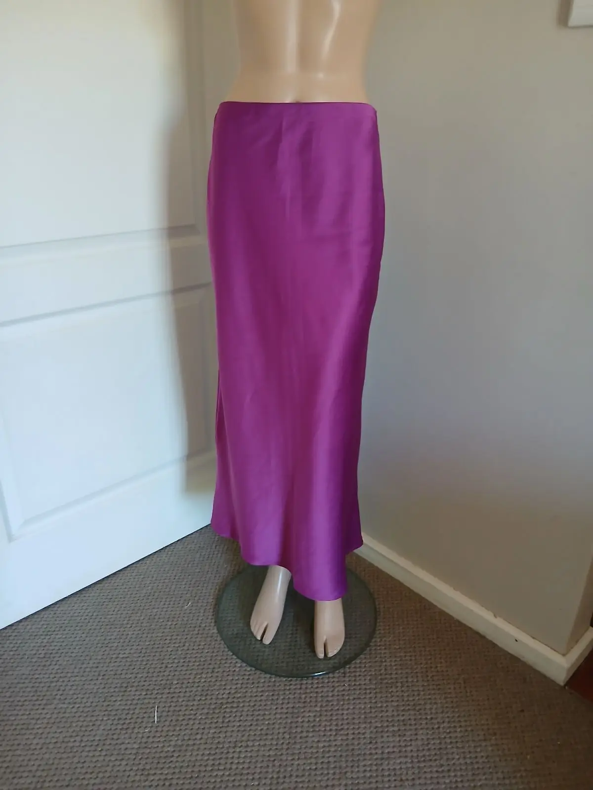Mr Price Magenta Satin Maxi Skirt