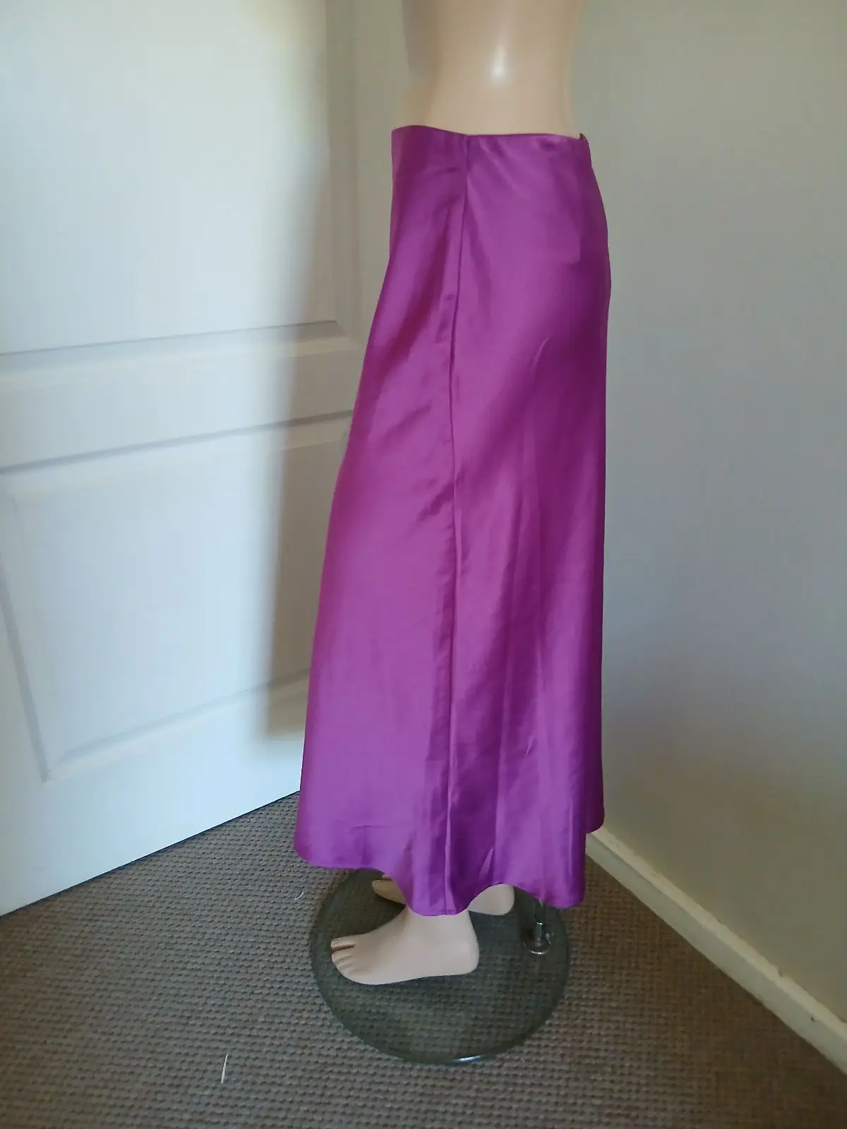 Mr Price Magenta Satin Maxi Skirt