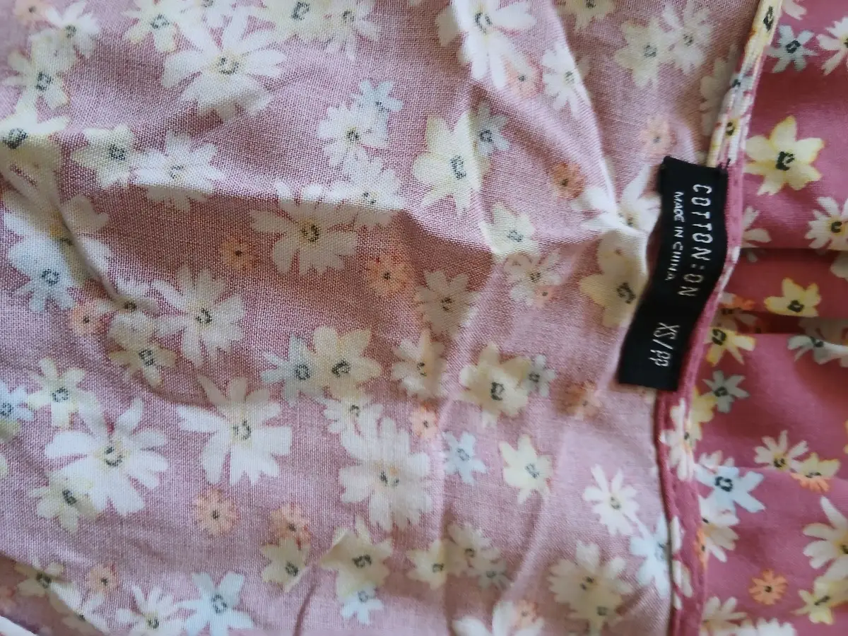 Cotton On Pink Floral Button-Down Midi Dress