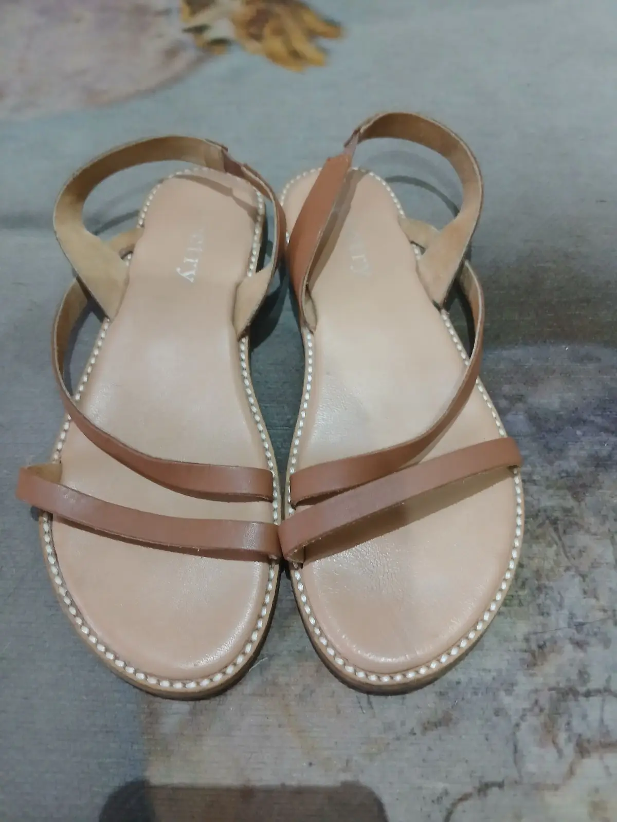 Brown Strappy Sandals