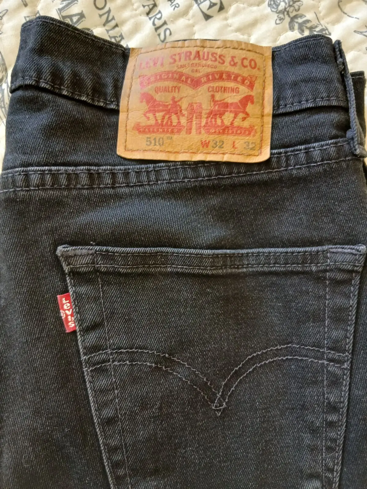 Levi's 510 Black Jeans