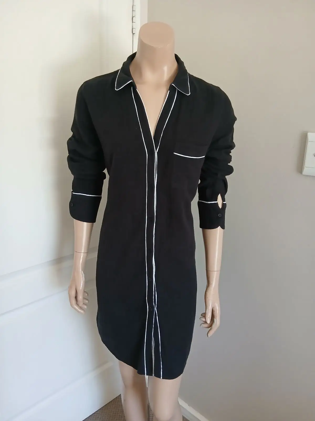 Country Road Country Road Black Shirt Dress