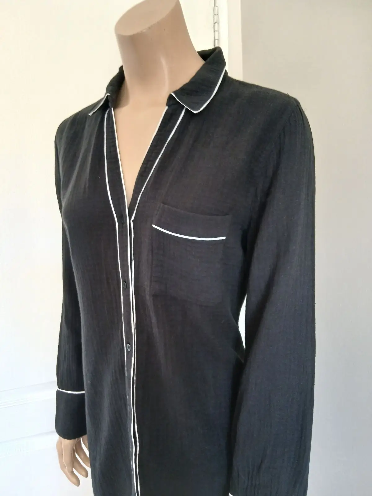 Country Road Black Shirt Dress