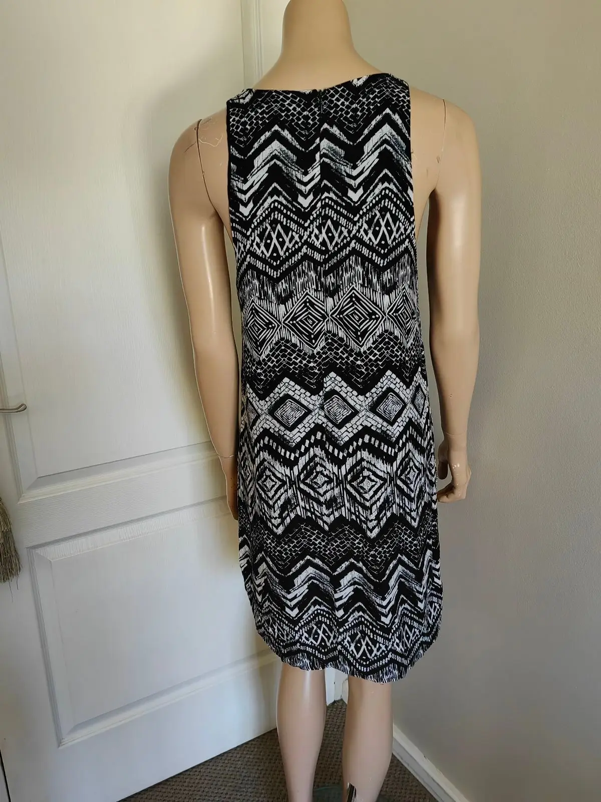Cotton On Black and White Patterned Dress