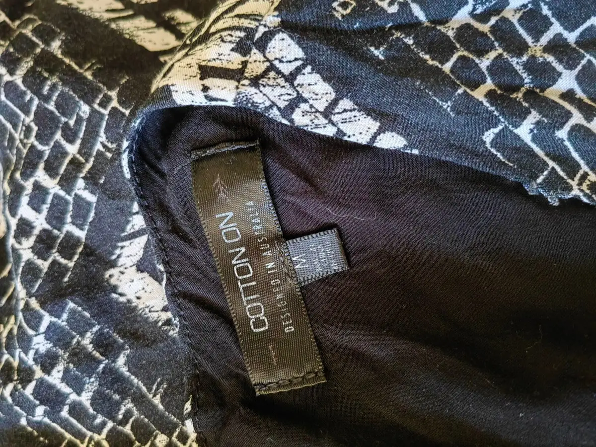 Cotton On Black and White Patterned Dress