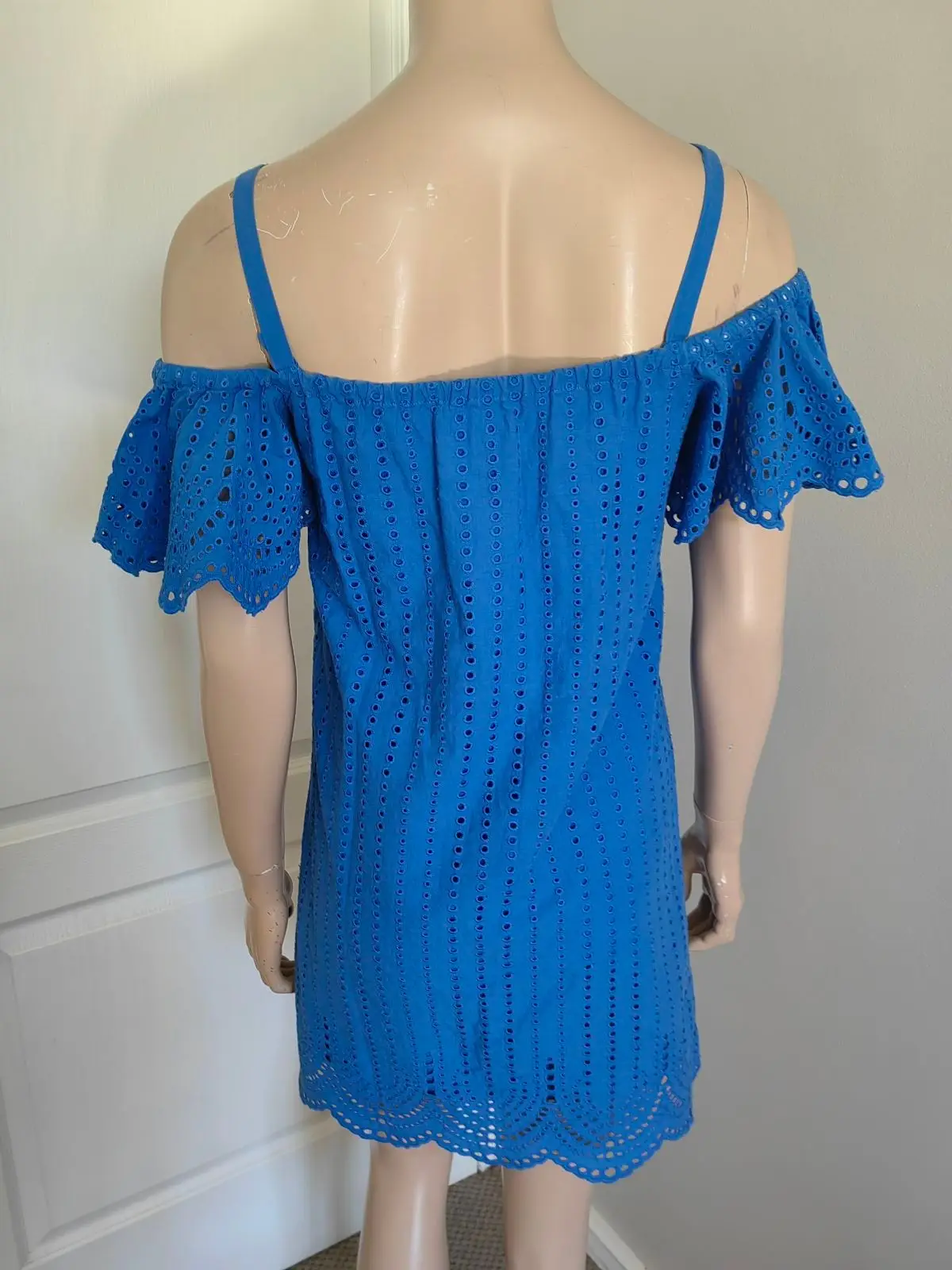 Witchery Blue Off-Shoulder Top