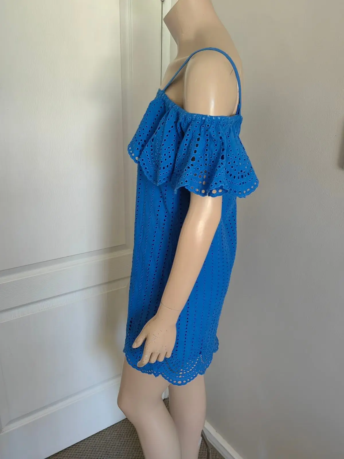 Witchery Blue Off-Shoulder Top