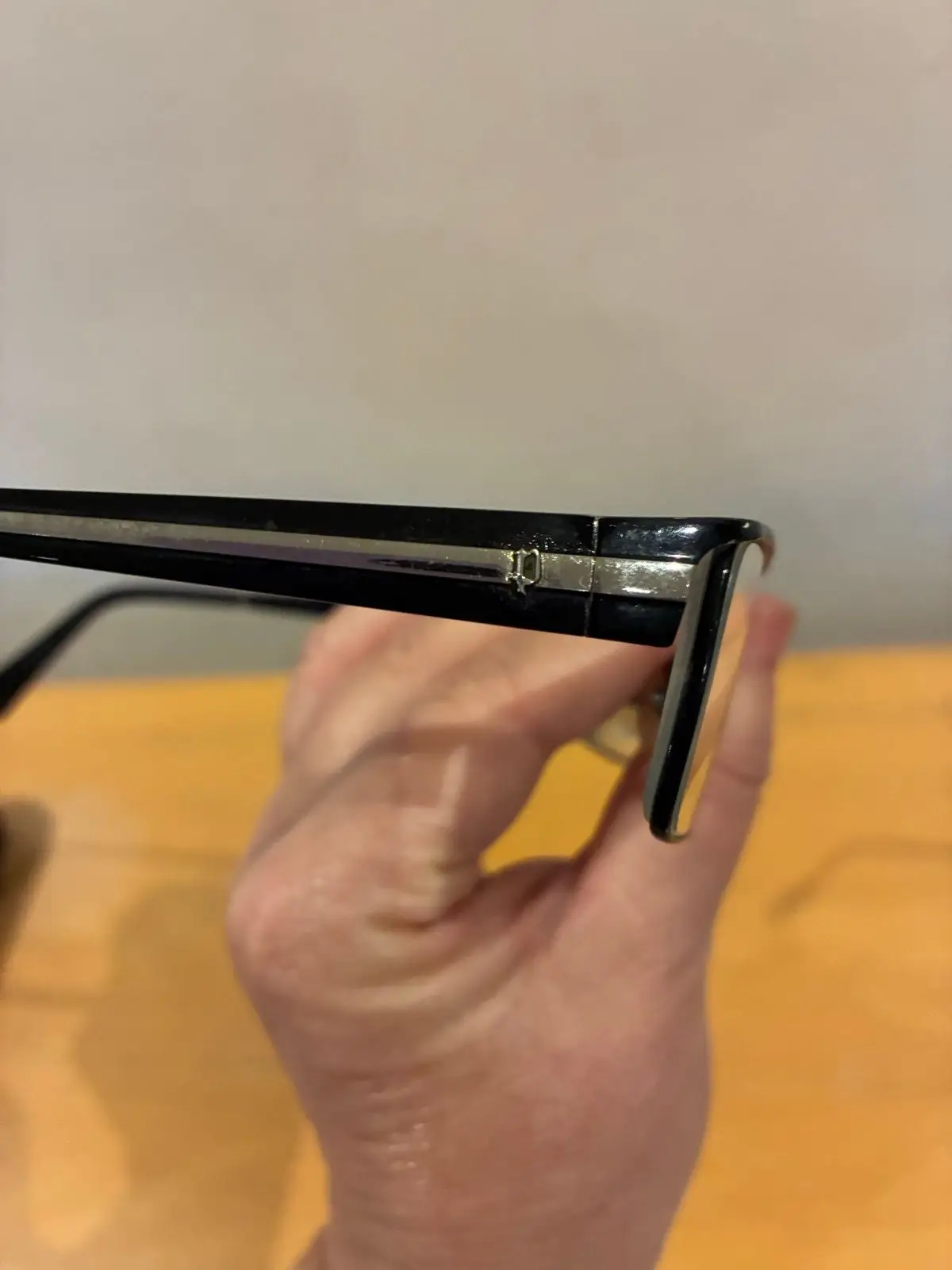 Police Black Eyeglasses