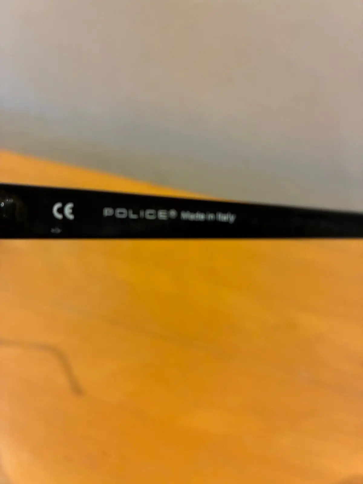 Police Black Eyeglasses