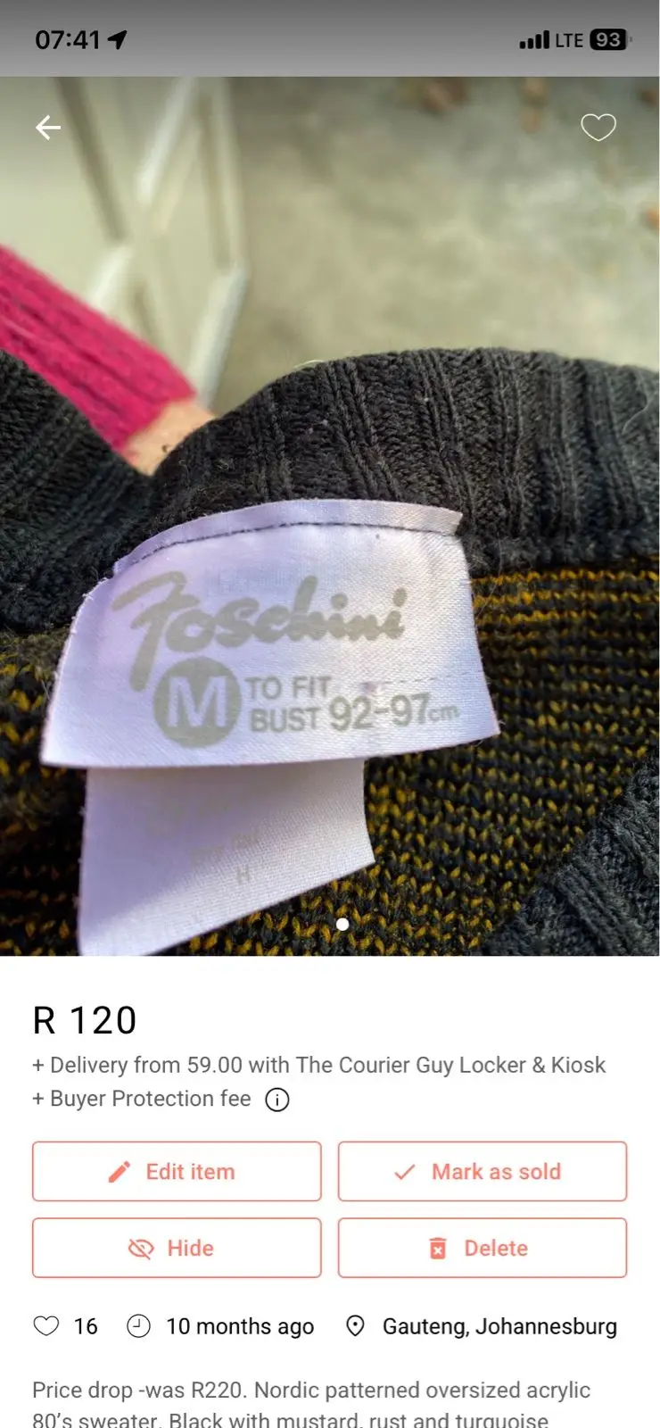 Foschini Item — Size M