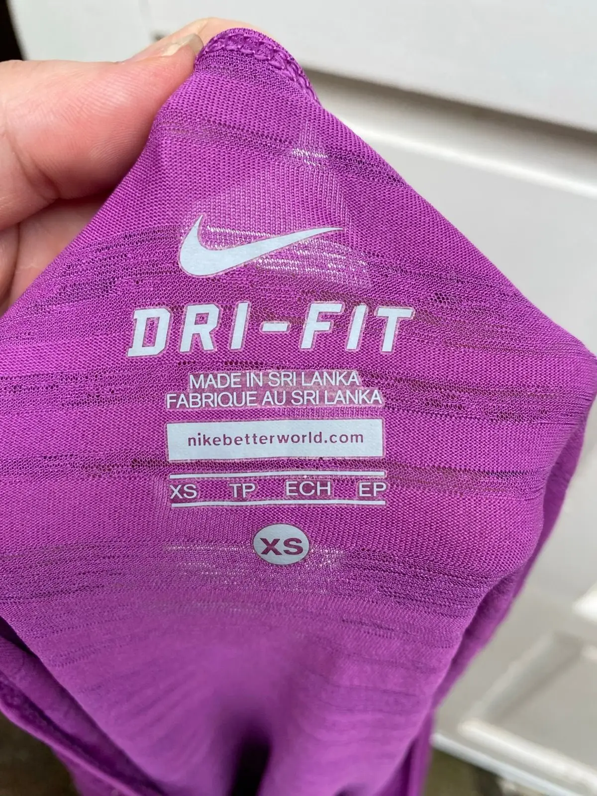 Nike Nike Dri-FIT Purple Activewear Top
