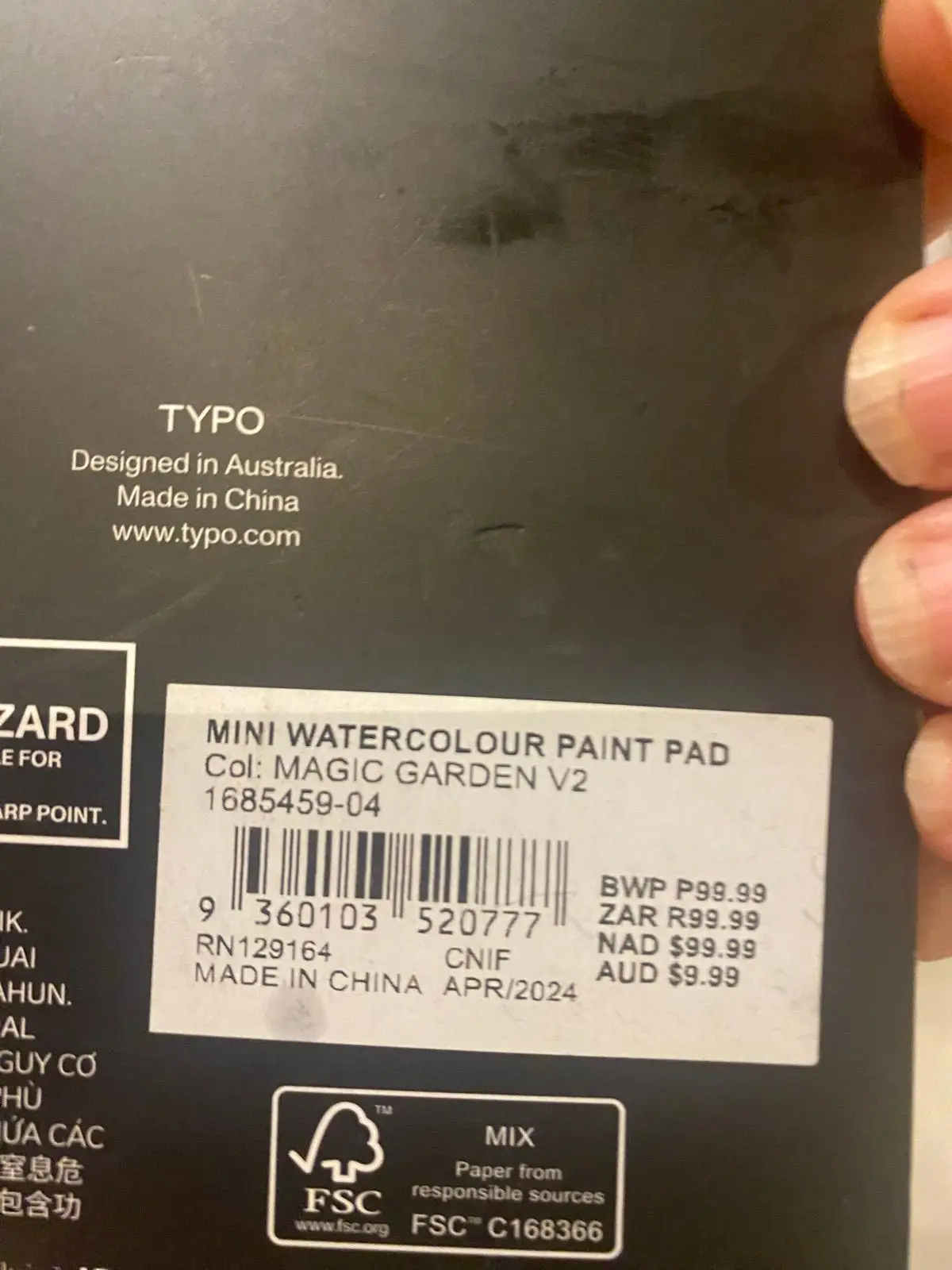 Typo Item