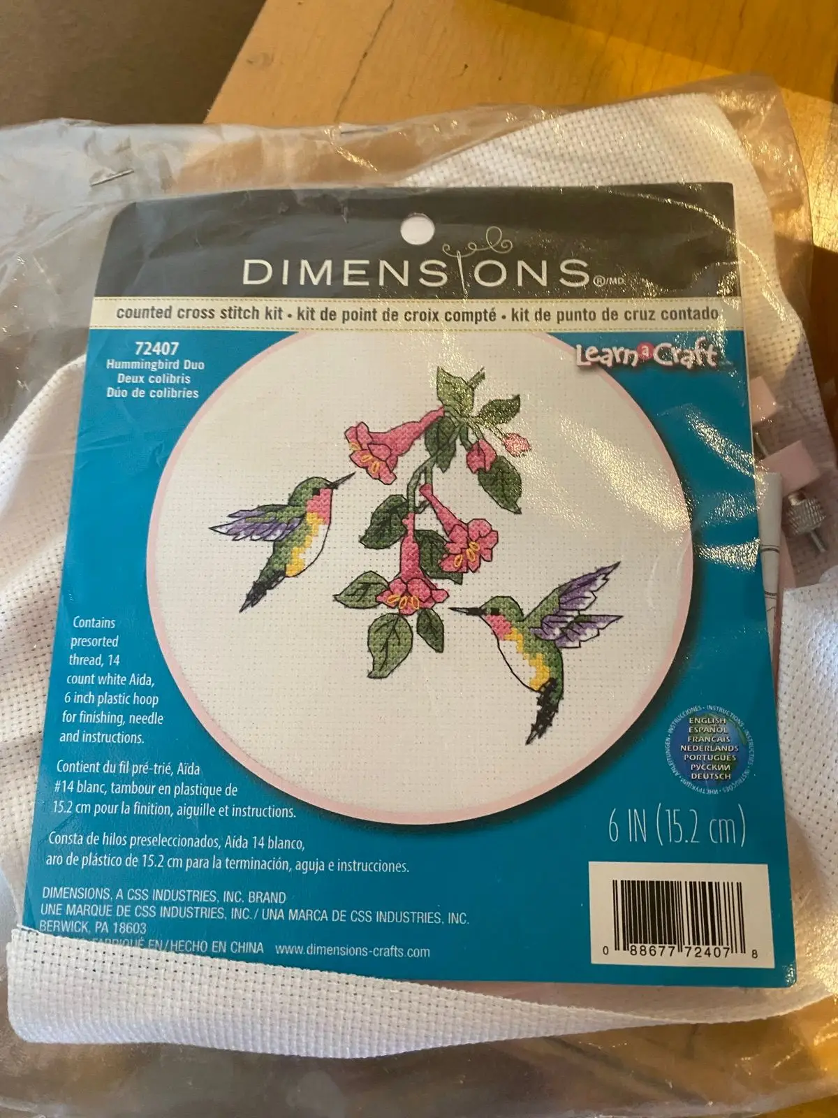 Dimensions Dimensions Hummingbird Duo Cross Stitch Kit