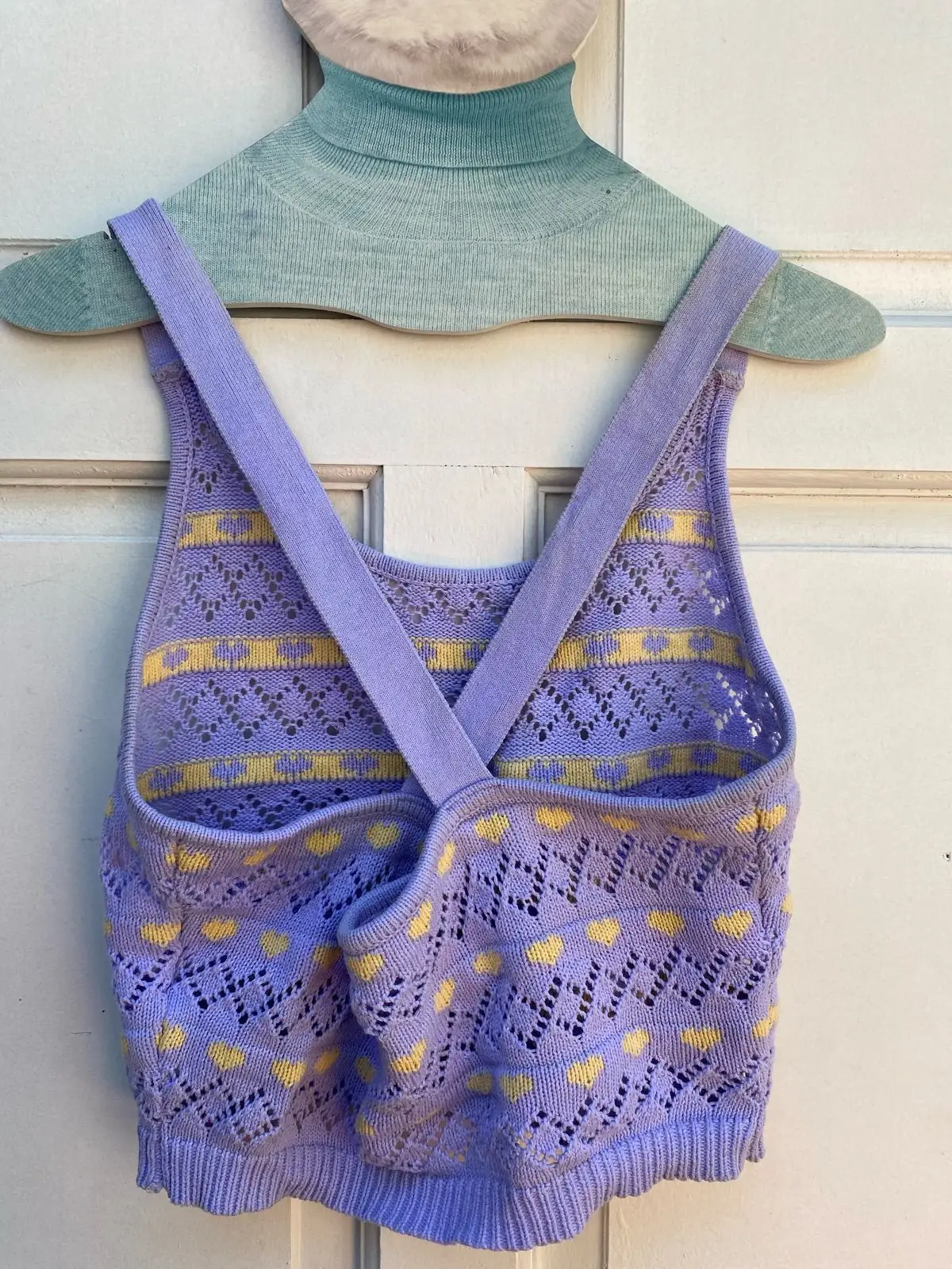 Cotton On Lilac Knitted Crop Top