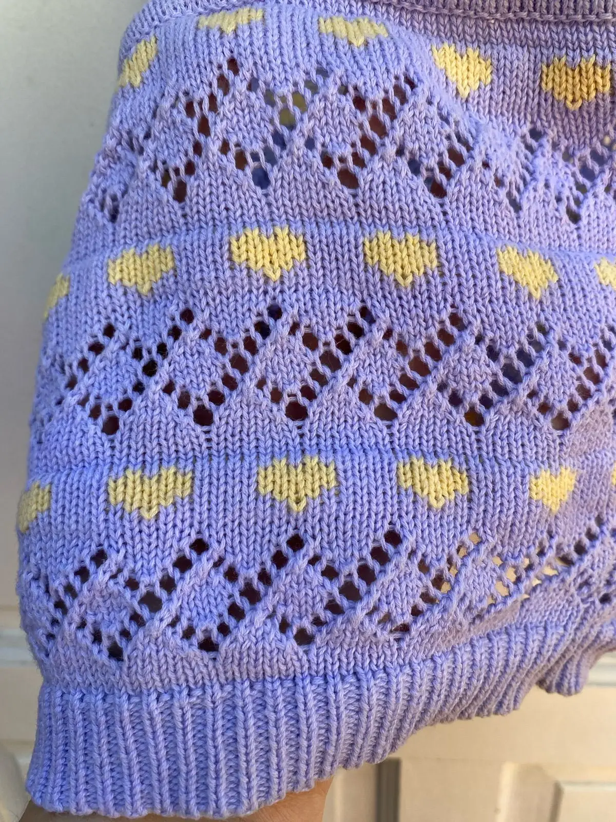 Cotton On Lilac Knitted Crop Top