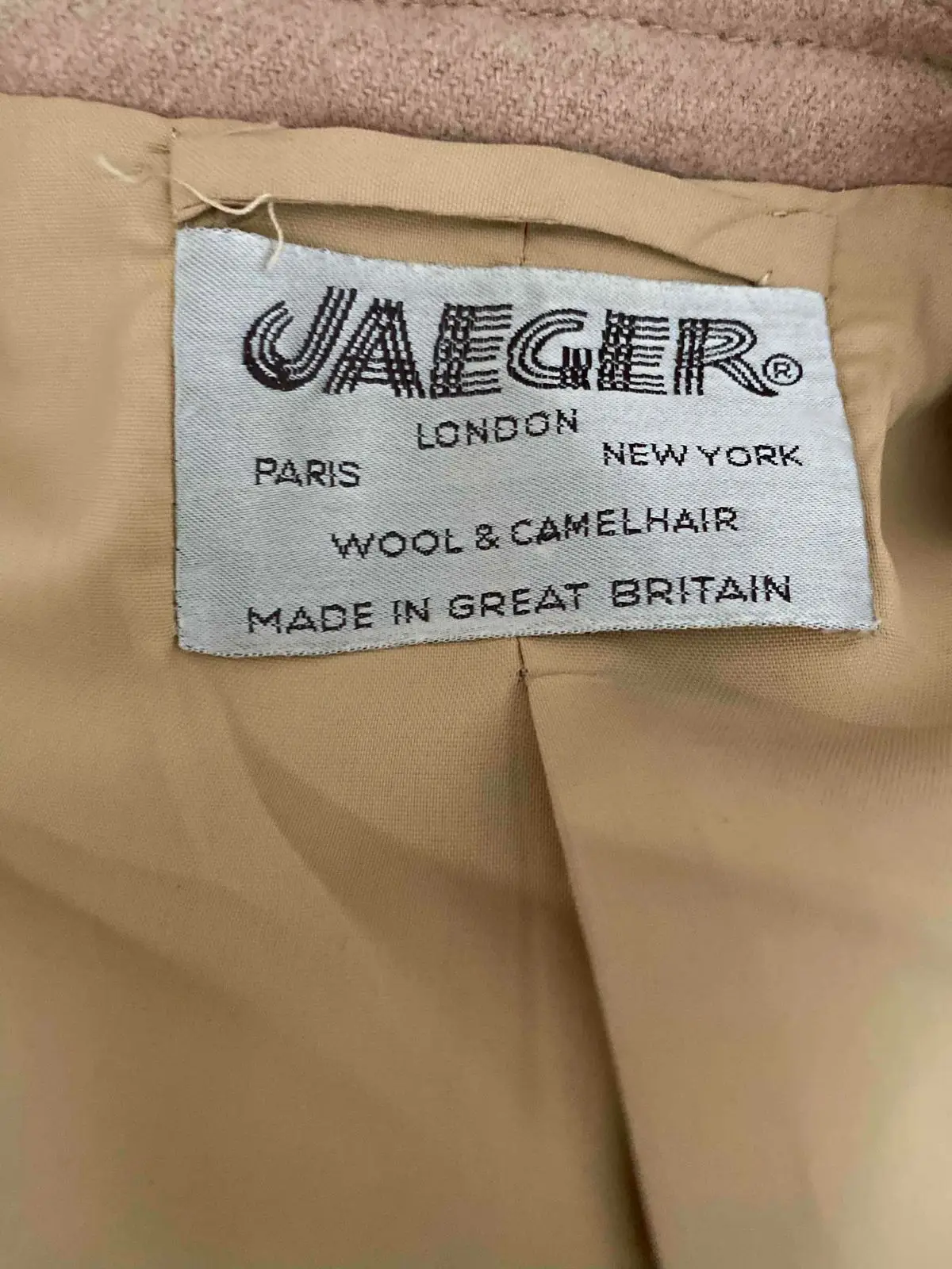 Vintage another marketplace Tan Blazer Size 14