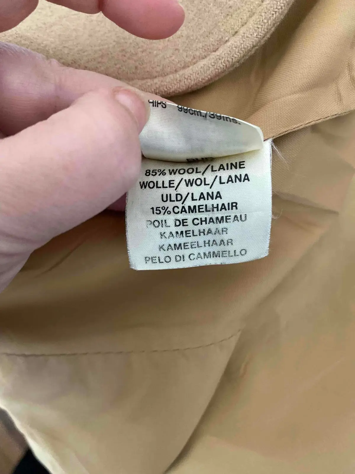 Vintage another marketplace Tan Blazer Size 14
