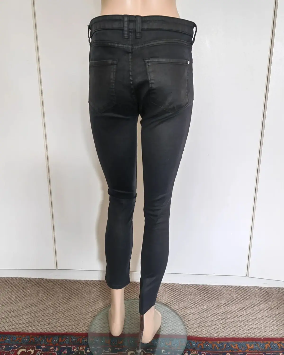 Mango Black Jeans Size 12