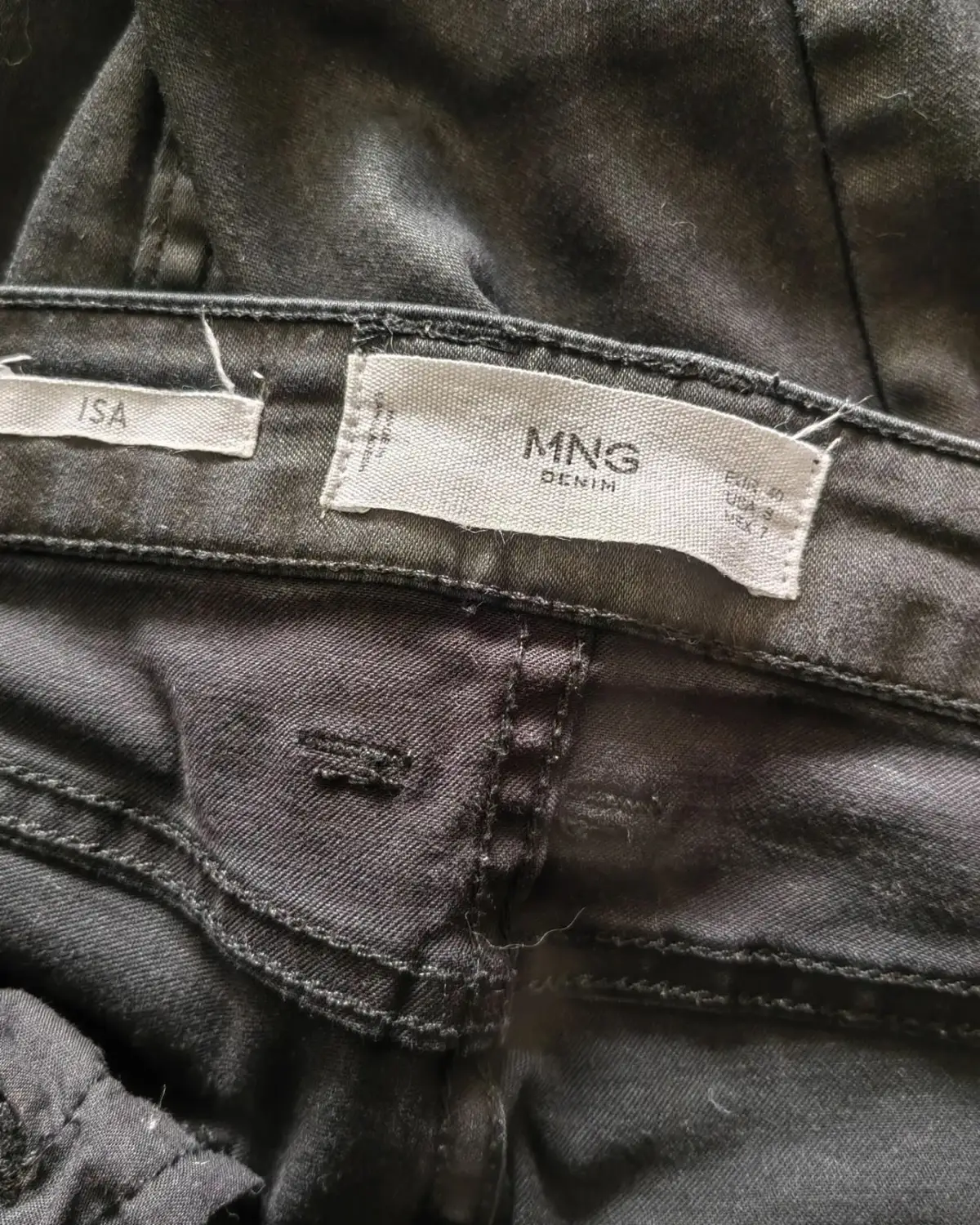 Mango Black Jeans Size 12