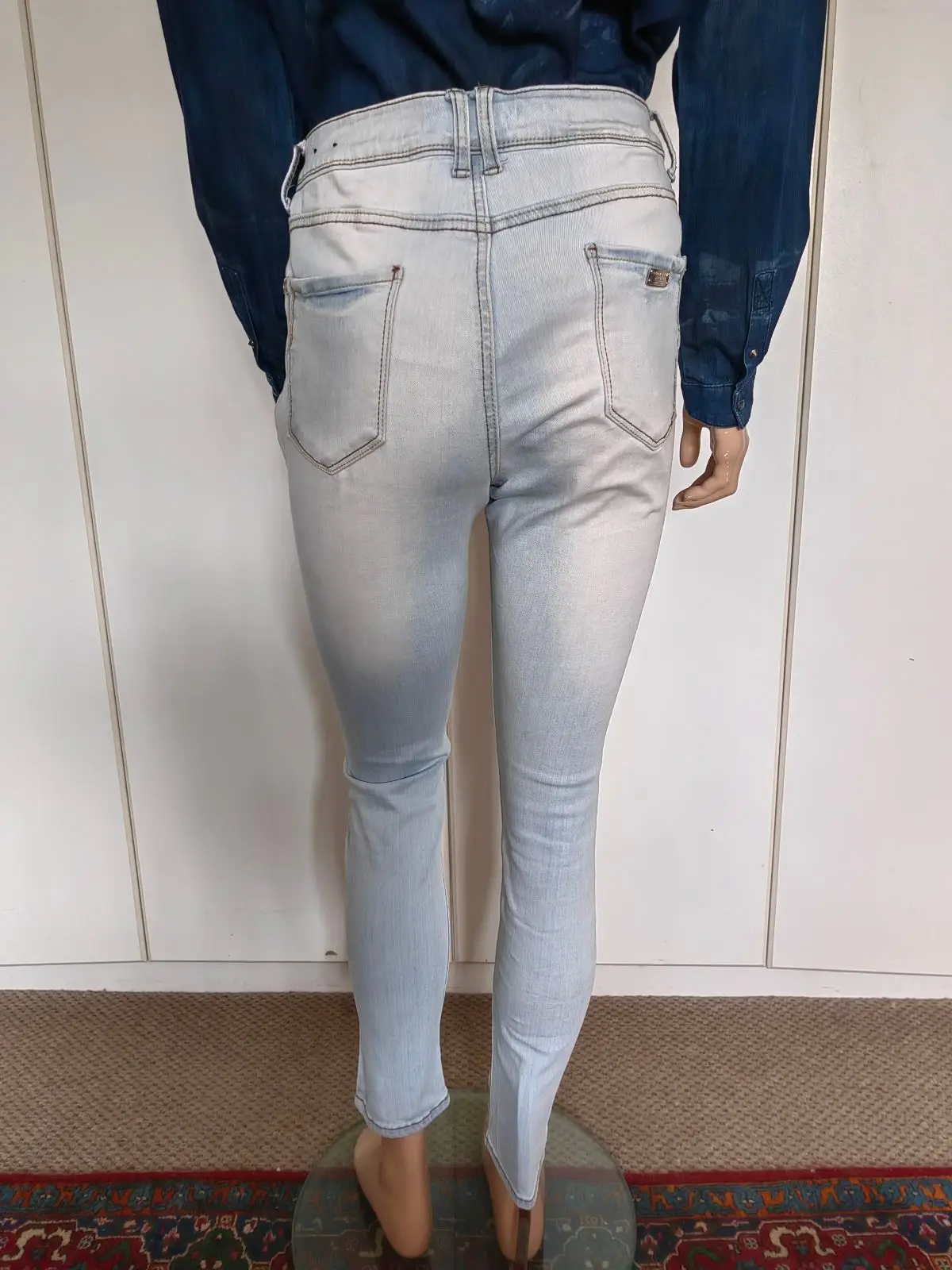 Truworths Truworths Light Blue Skinny Jeans Size 12