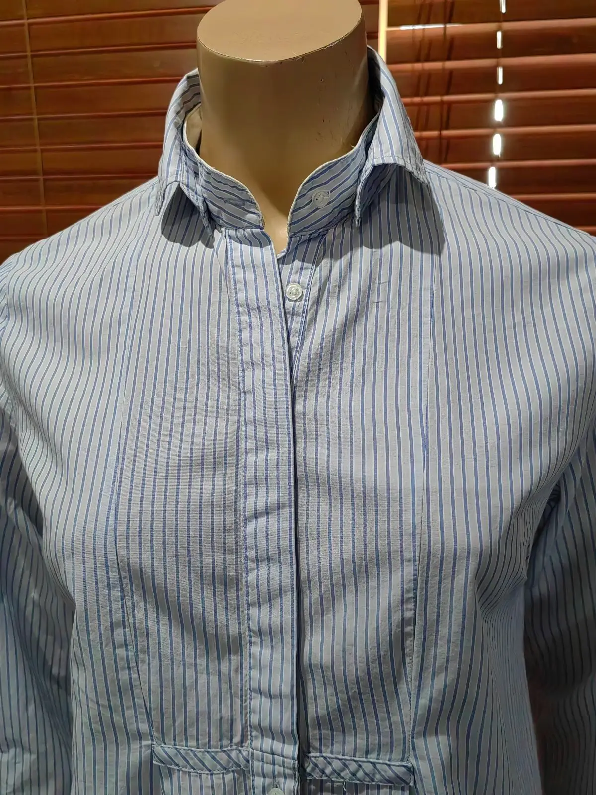 Poetry Light Blue Striped Shirt