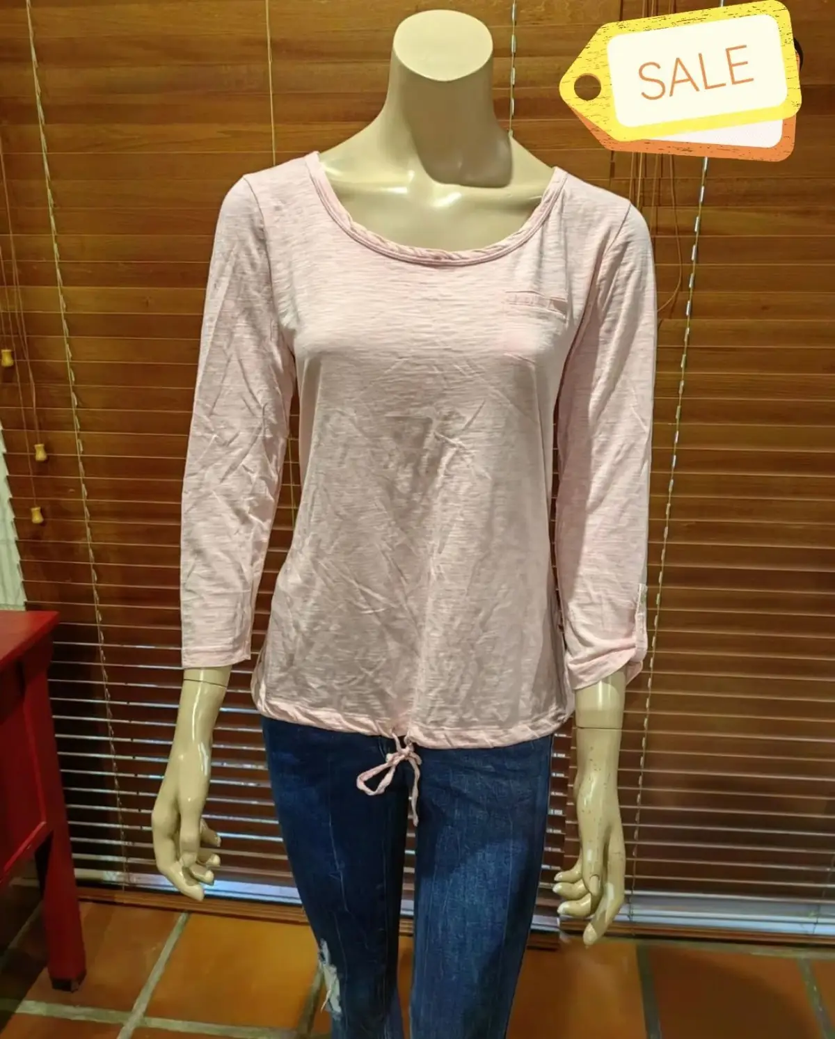 Truworths Truworths Light Pink Long-Sleeve Top
