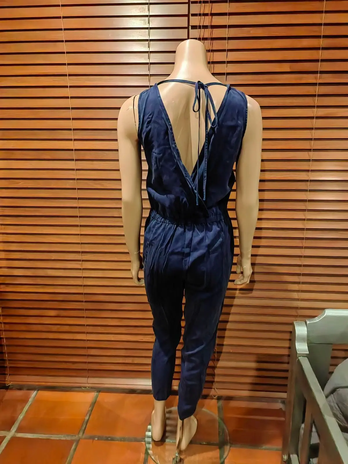 Poetry Poetry Navy Jumpsuit Size 6