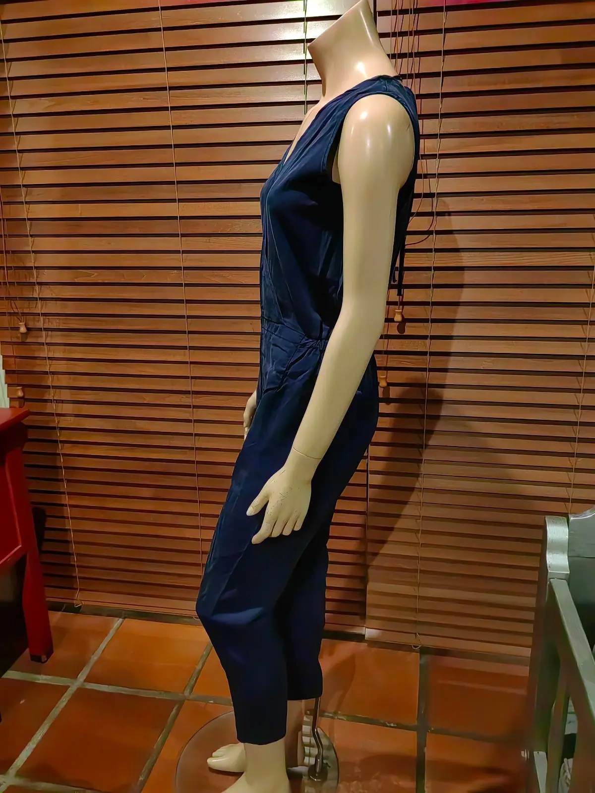 Poetry Navy Jumpsuit Size 6