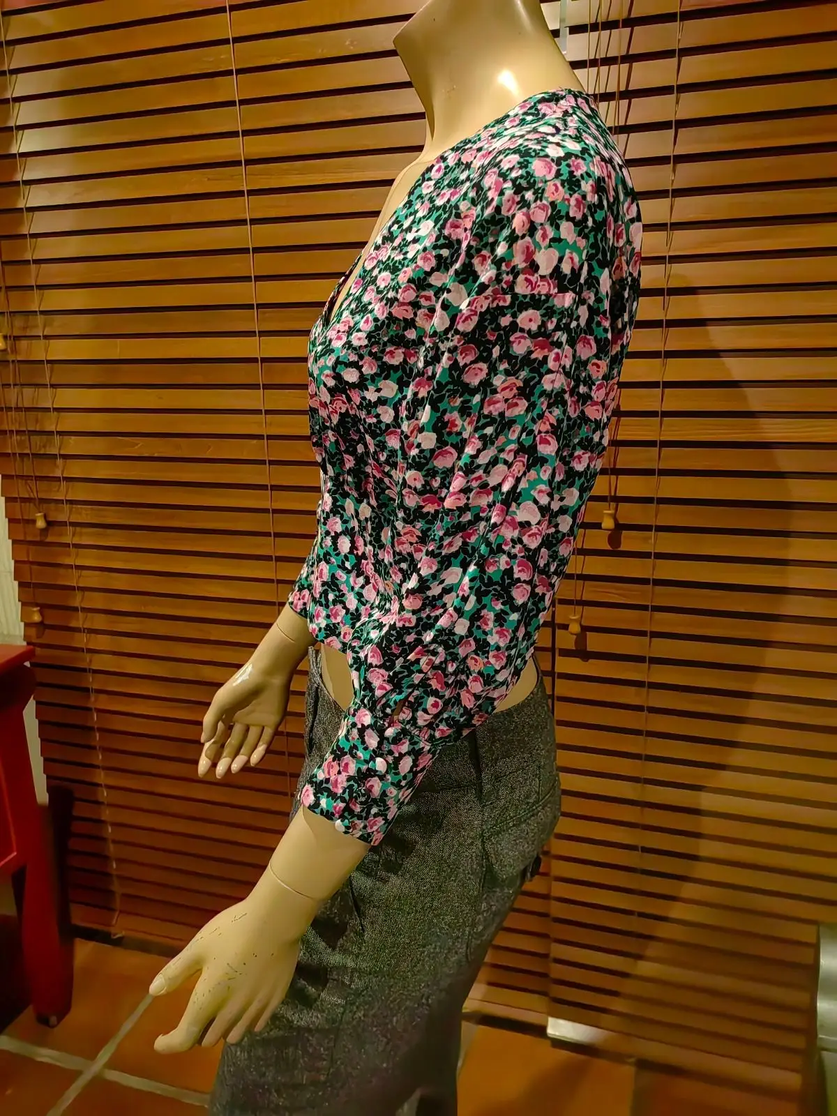 Zara Floral Cropped Top