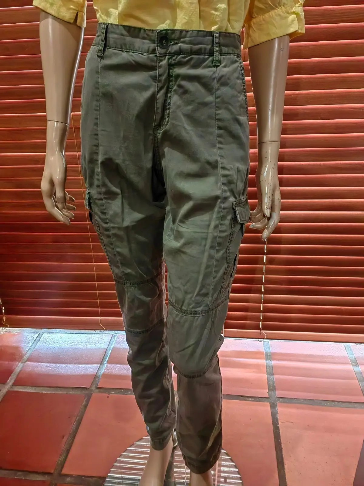H&M H&M Green Cargo Pants Size 14