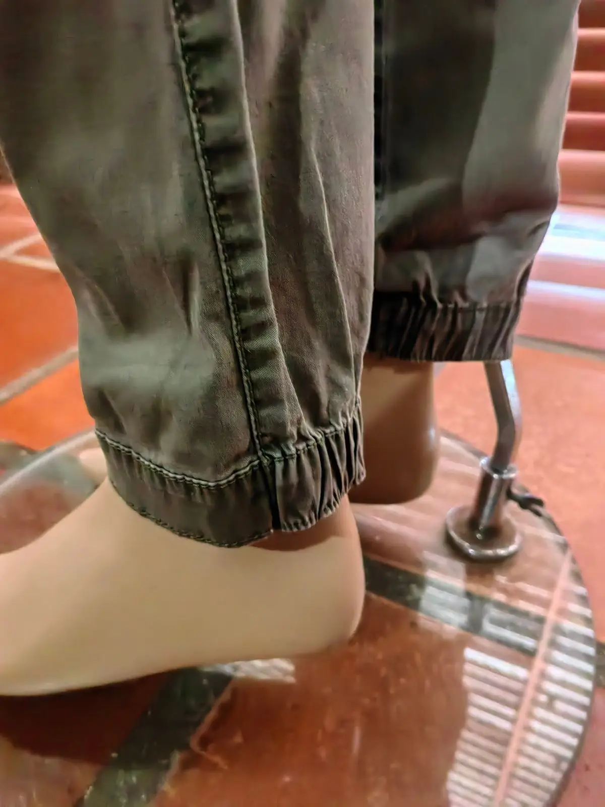 H&M Green Cargo Pants Size 14