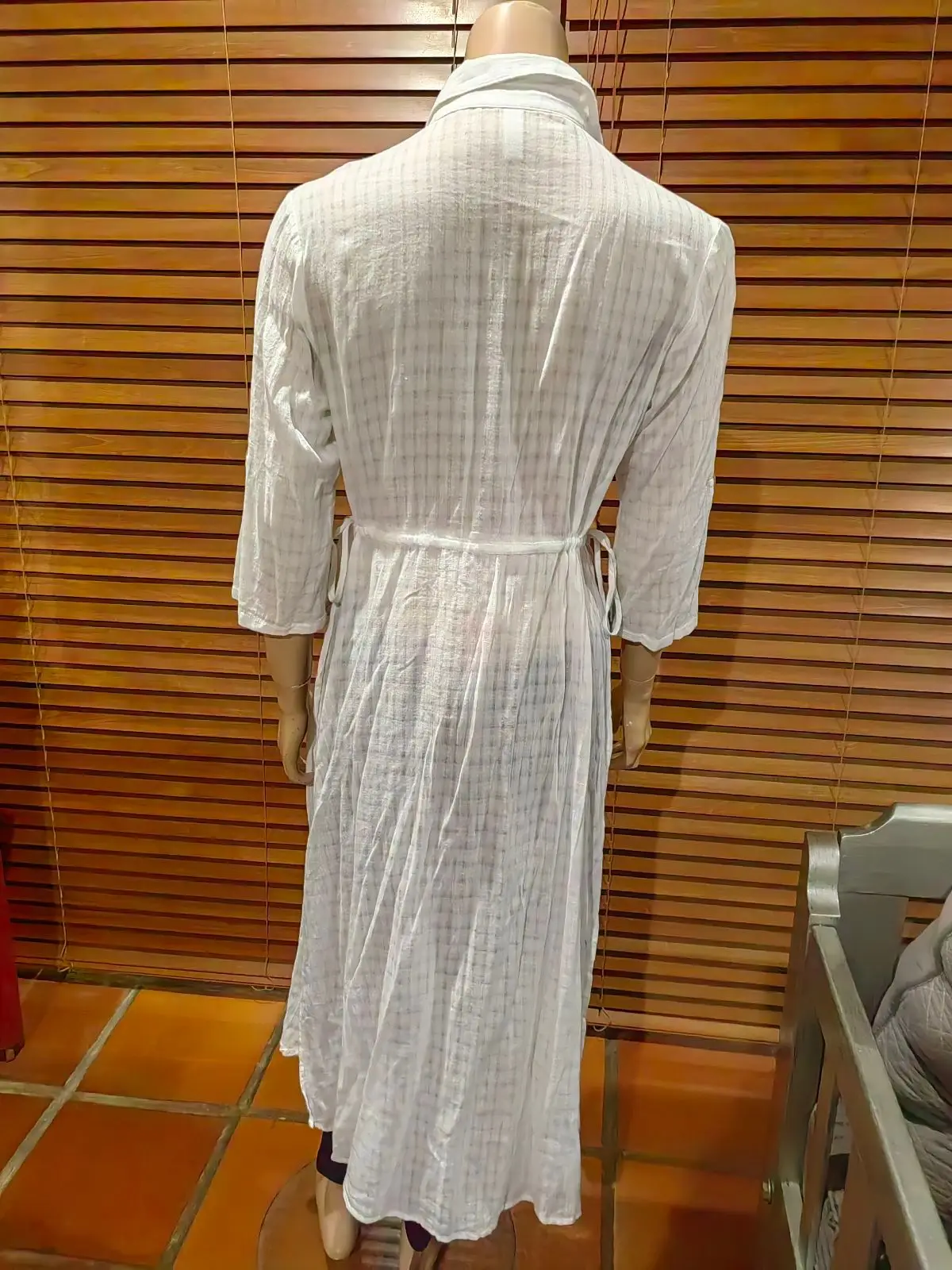 Foschini White Button-Up Dress