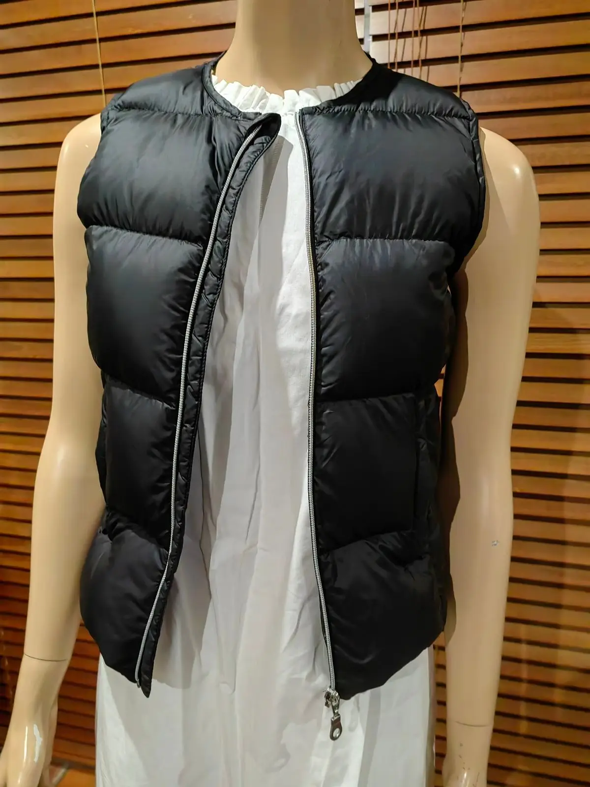 Mango Mango Black Puffer Vest