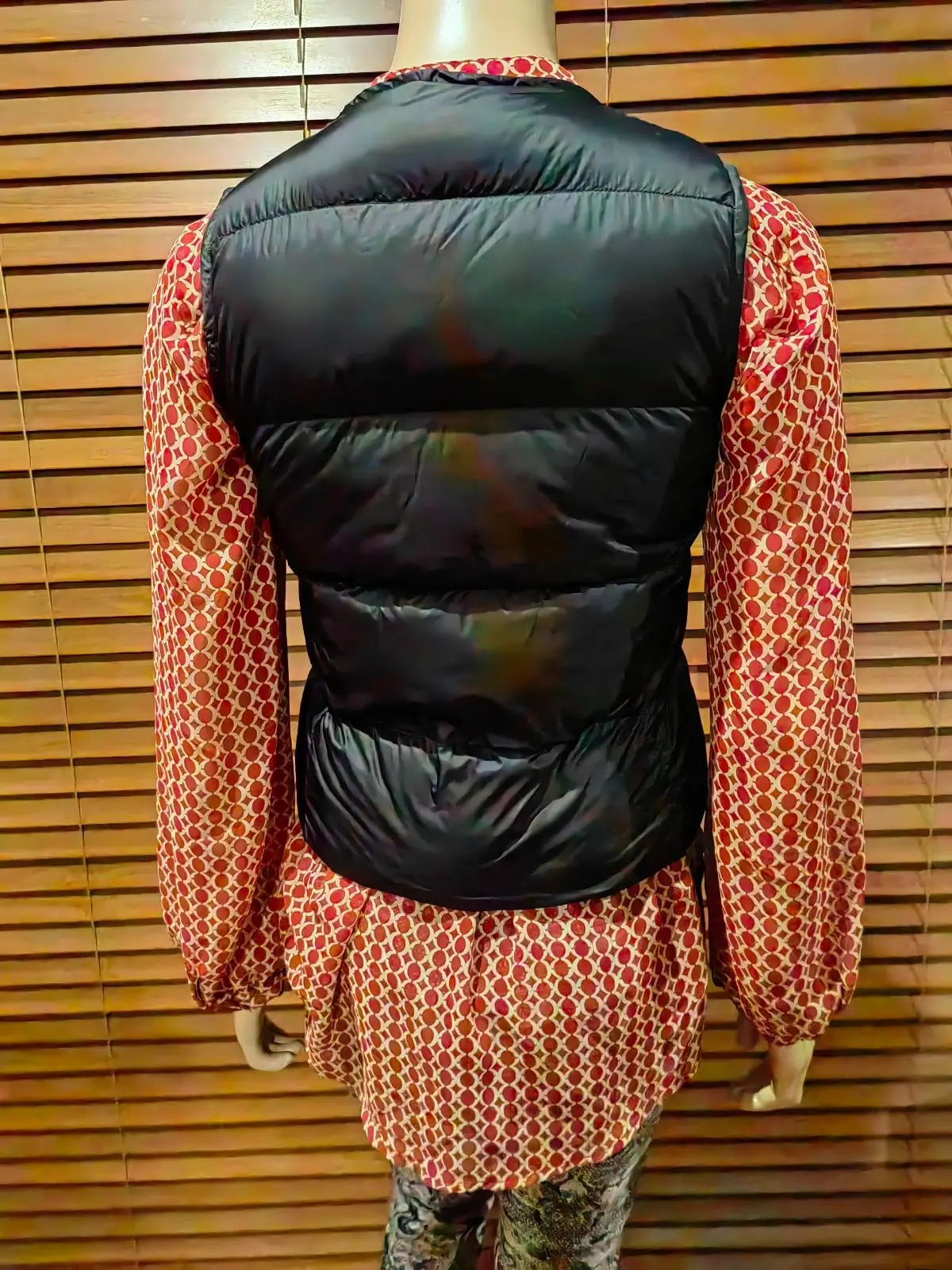 Mango Black Puffer Vest