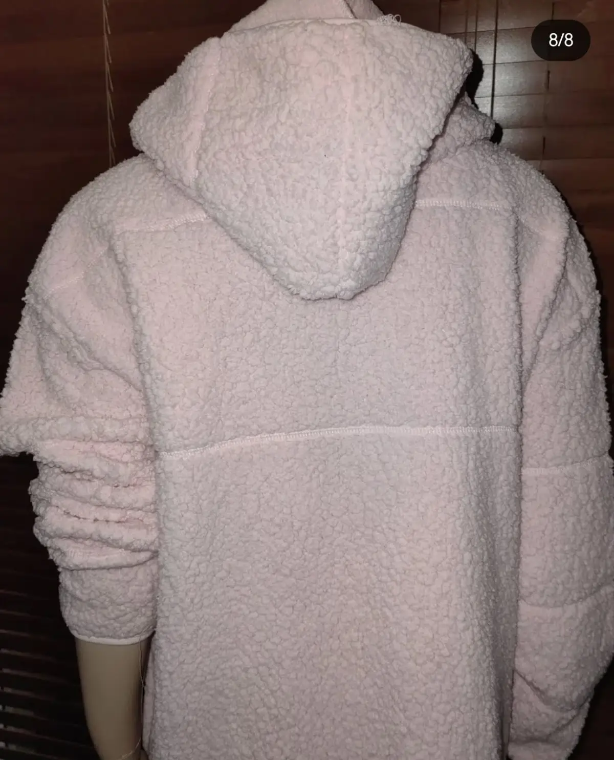 Cotton On Pink Fluffy Zip-Up Hoodie