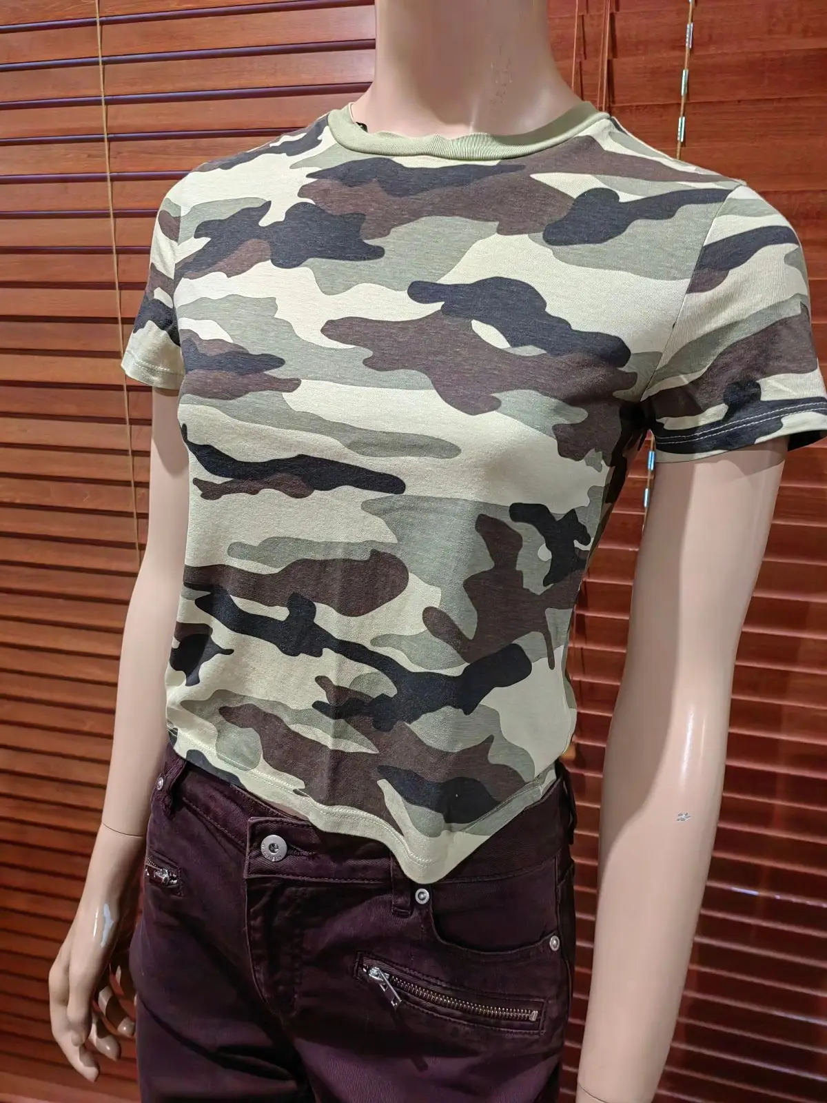 H&M H&M Camo Print T-Shirt