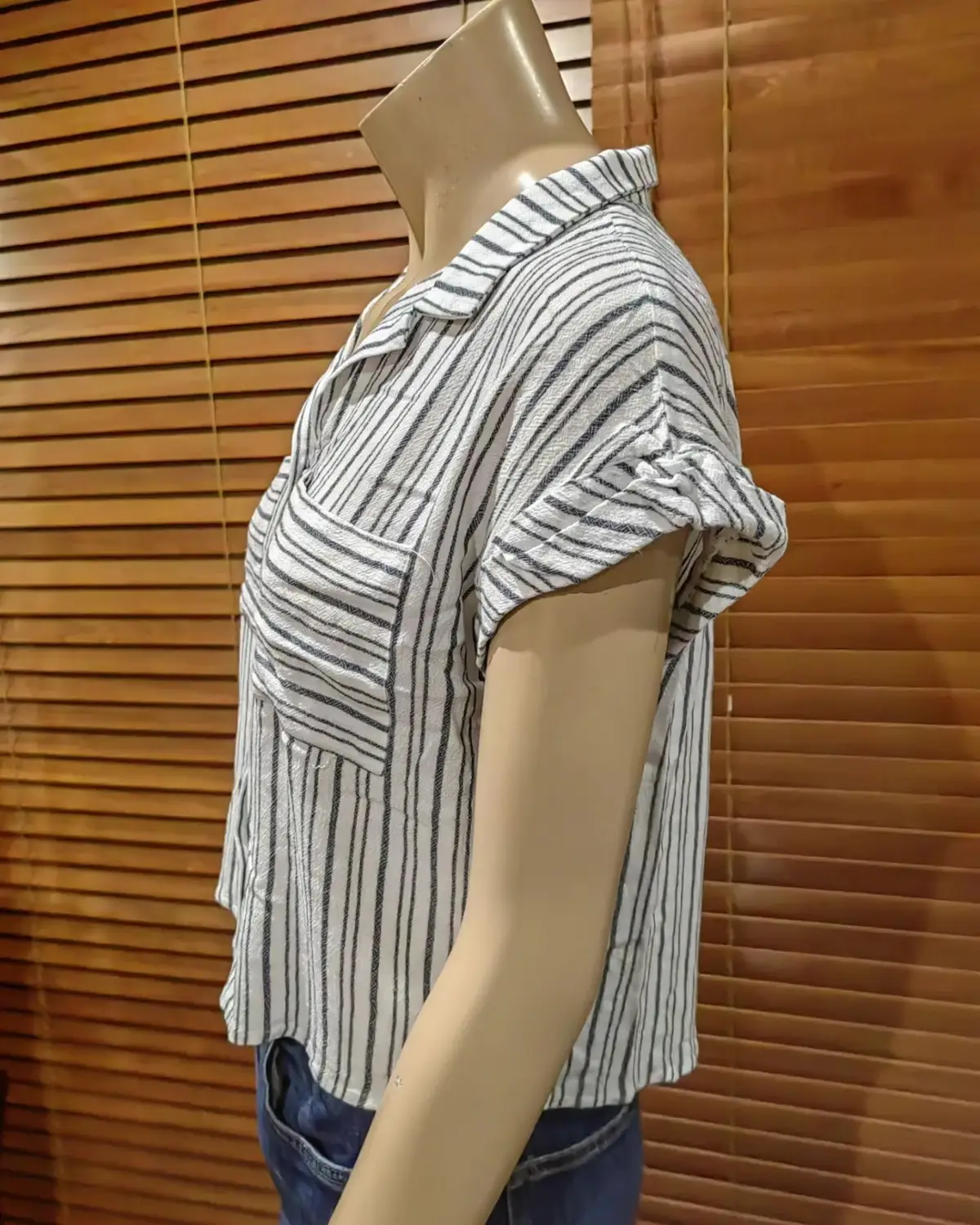 Cotton On Striped Short-Sleeve Shirt