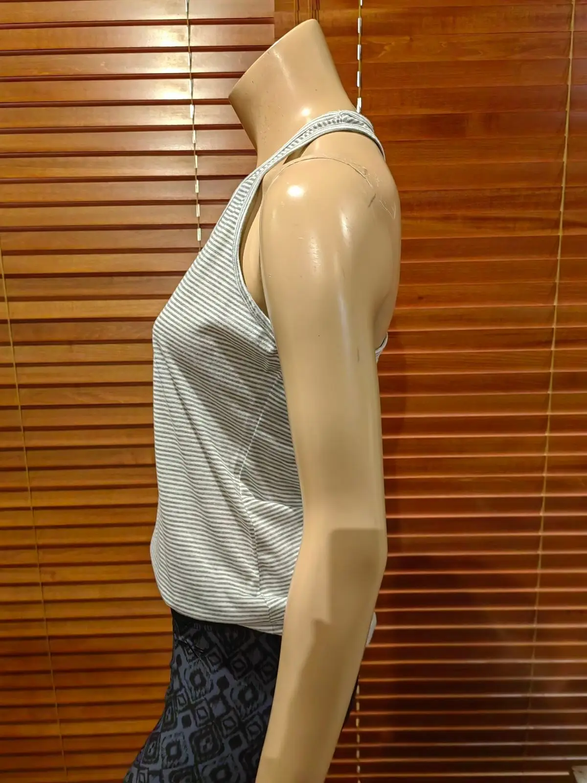 Mr Price Striped Grey Tank Top