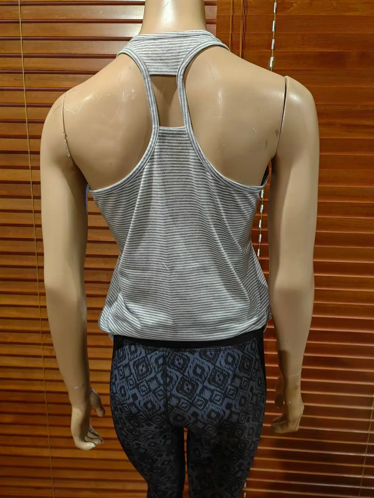 Mr Price Striped Grey Tank Top