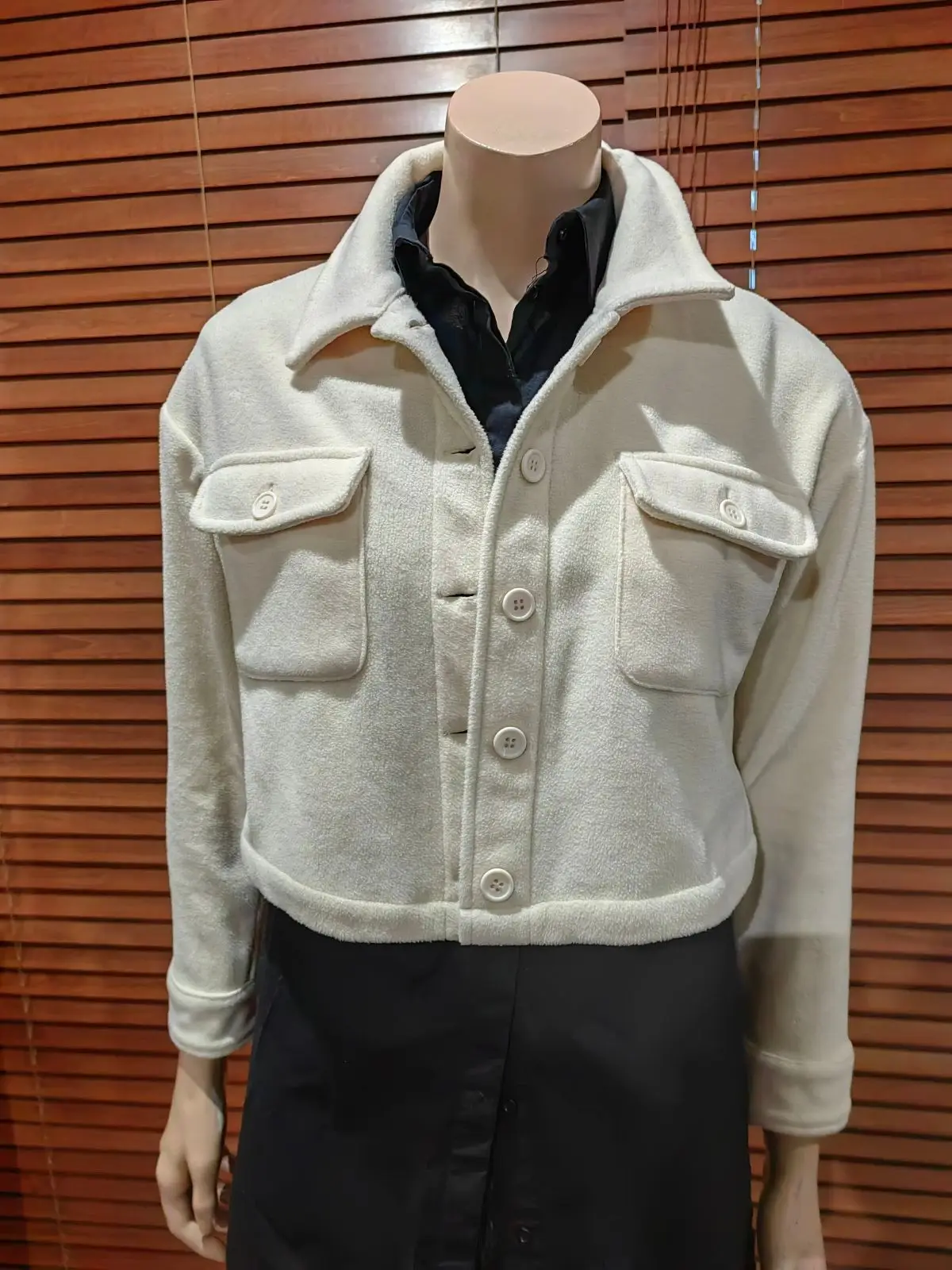 Cotton On Cotton On Cream Cropped Jacket