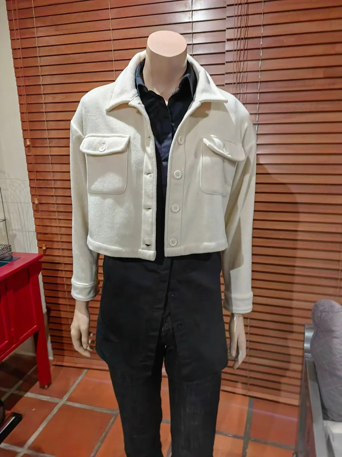 Cotton On Cream Cropped Jacket