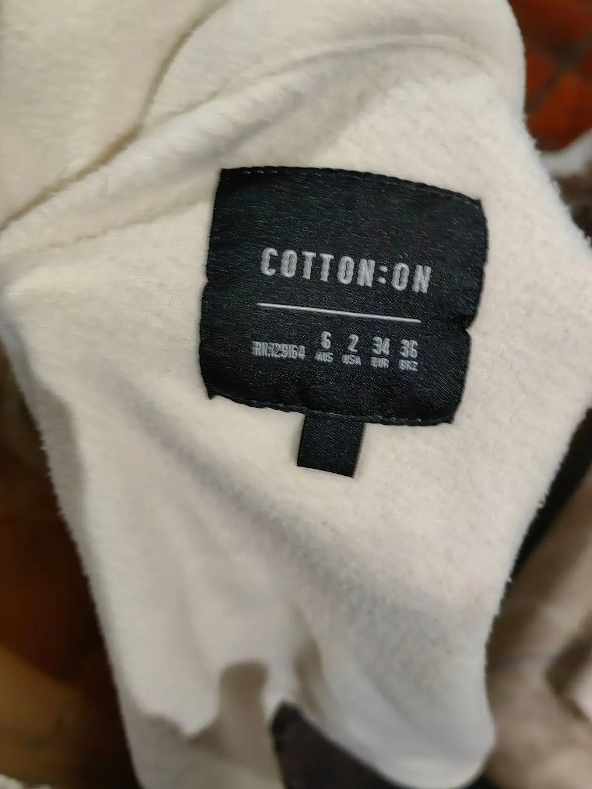 Cotton On Cream Cropped Jacket
