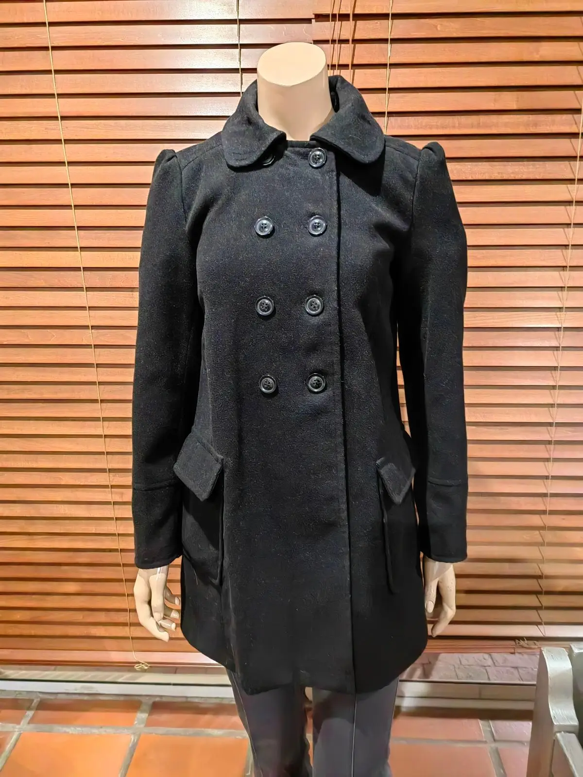 Truworths Truworths Black Double-Breasted Coat